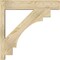 Ekena Millwork Merced Block Rough Sawn Outlooker, Douglas Fir, 6"W x 26"D x 26"H OUT06X26X26MRC05RDF - alternate 4